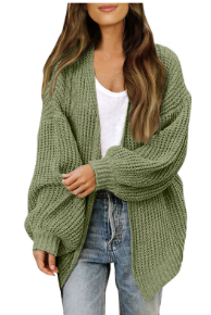 Cardigan donna oversize